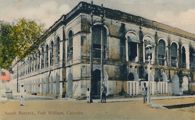South Barrack, Fort William, Calcutta by Unbekannt