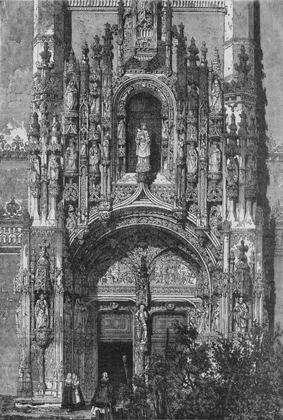 South Front of Monastery of Santa Maria at Belem, c1890 by Unbekannt