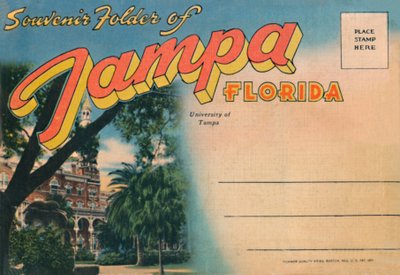 Souvenir Folder of Tampa, Florida - University of Tampa by Unbekannt