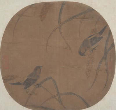 Sparrows and Millet by Unbekannt
