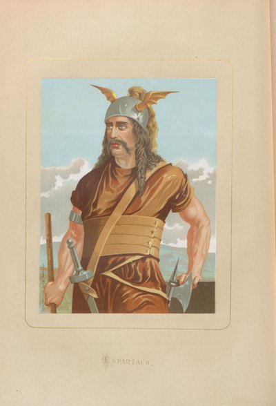 Spartacus. From: Famous Men and Women of All Times by Juan Landa by Unbekannt