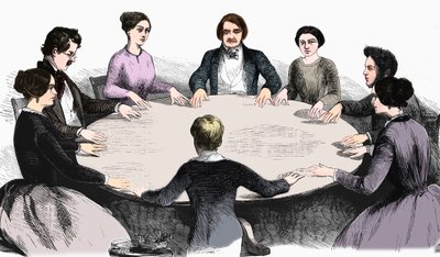 Spiritualist Meeting in Leipzig, Germany by Unbekannt