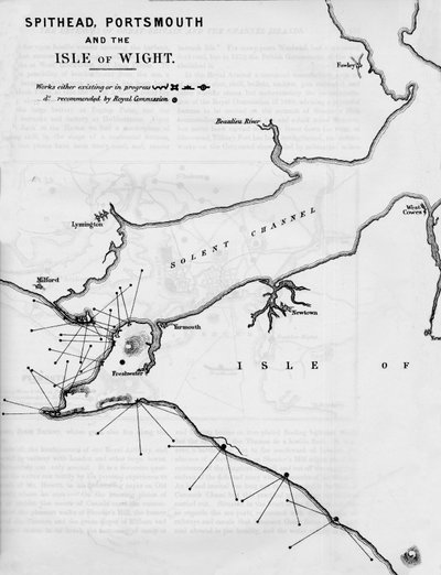 Spithead, Portsmouth and the Isle of Wight, 1884 by Unbekannt