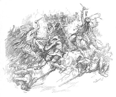 Sprang Out of the Morass and Flew at the Throats of the Renowned Riflemen, 1902 by Unbekannt
