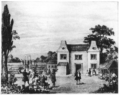 Spring Gardens, Site of Lowndes Square, London by Unbekannt