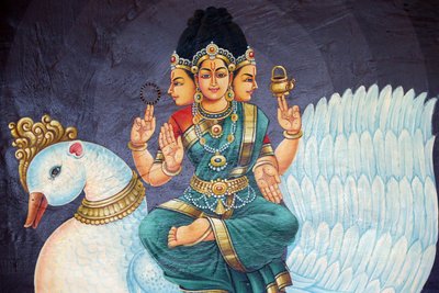 Sri Bramhi at Sri Mariamman Hindu Temple by Unbekannt