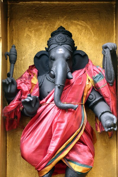 Ganesha, Also Known as Ganapati and Vinayaka, Sri Veeramakaliamman Hindu Temple, Singapore by Unbekannt