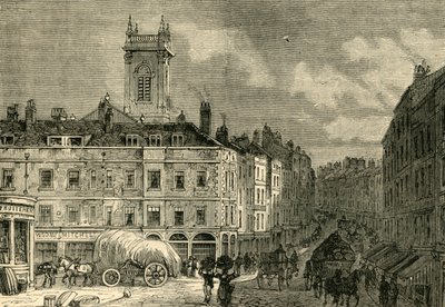 St. Andrews Church, from Snow Hill, in 1850 by Unbekannt