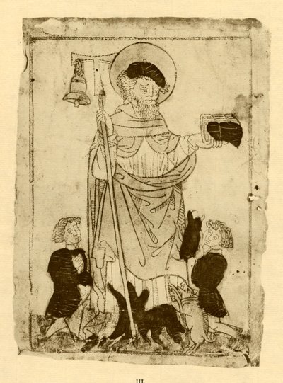 St. Antony The Hermit by Unbekannt