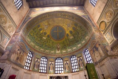 St. Apollinare Nuovo Church, Mosaic, Ravenna, Italy by Unbekannt
