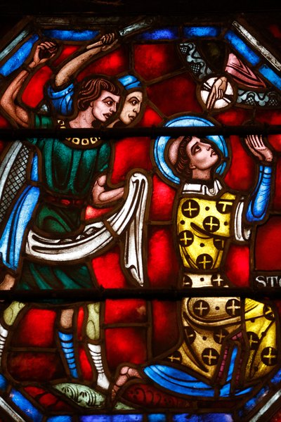 St Stephen, Stained Glass Window, St Barth