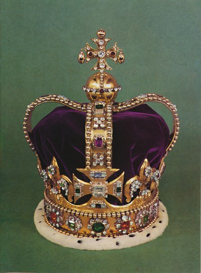 St. Edwards Crown with which the Sovereign is crowned, 1953 by Unbekannt