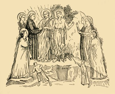St. Francis of Assisi Takes the Lady Poverty to Be His Bride by Unbekannt