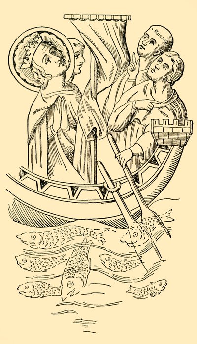 St. Louis, King of France, Crosses the Sea to the Holy Land by Unbekannt