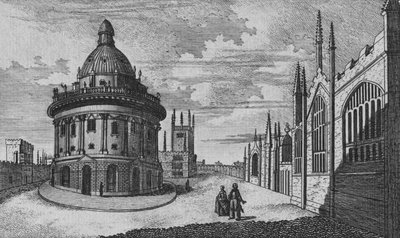 St. Marys Church & Radcliffe Library at Oxford by Unbekannt