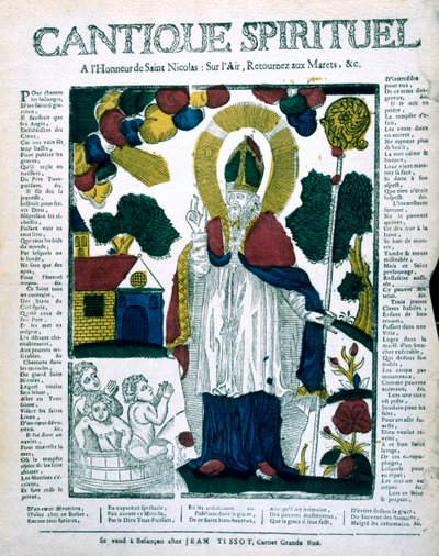 St Nicholas, 19th century by Unbekannt