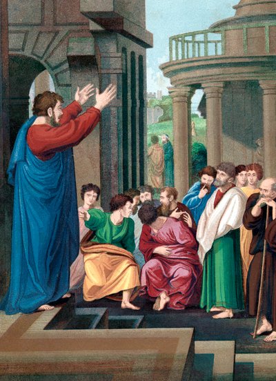 St Paul the Apostle Preaching to the Athenians by Unbekannt