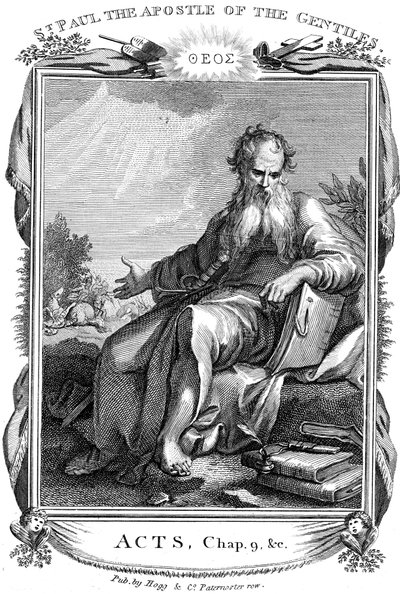 St Paul the Apostle Who Took the Christian Message to the Gentiles, 19th Century by Unbekannt