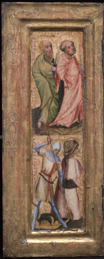 St. Peter and St. Paul, St. George and St. James the Greater by Unbekannt