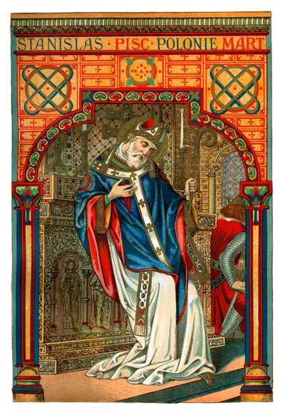 St Stanislas, 11th Century Polish Bishop and Martyr, 1886 by Unbekannt