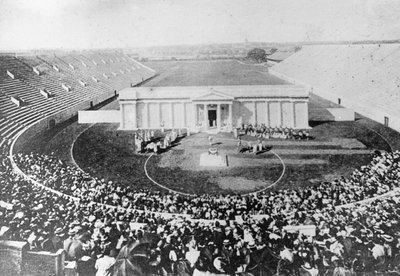 Stadium, Harvard University, Cambridge, Massachusetts, USA, Early 20th Century by Unbekannt