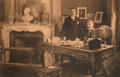 Staff at the Cuban Embassy in Brussels, Belgium, 1927 by Unbekannt
