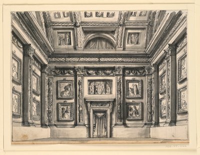 Stage Design, Palace Interior by Unbekannt