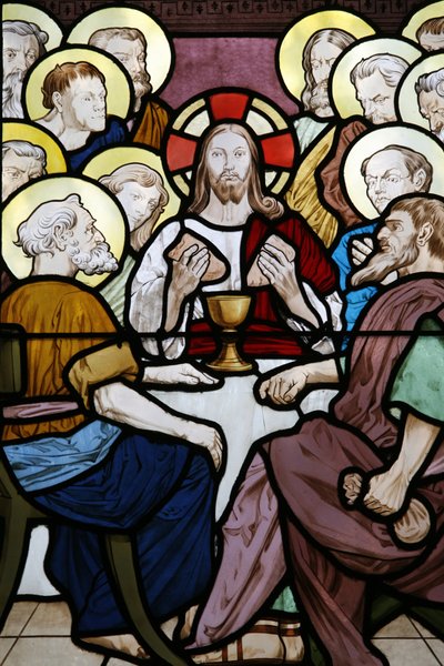 Stained glass at Saint-Honore d