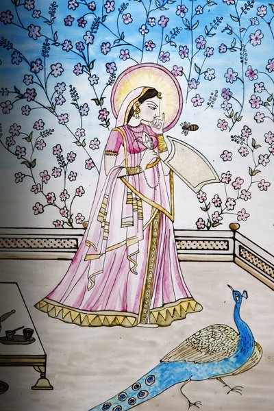 Stained Glass in ISKCON Temple, London, Great Britain by Unbekannt