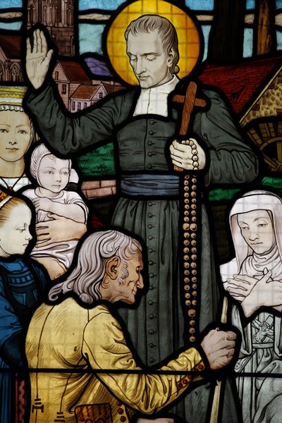 Stained glass in Saint-Honore d