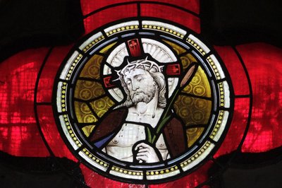 Stained Glass Window of Jesus, Church of St Peter and Paul by Unbekannt