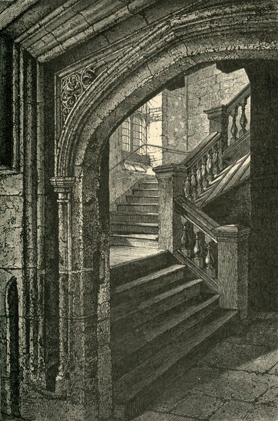 Staircase to the Chapel and Upper School, 1911 by Unbekannt
