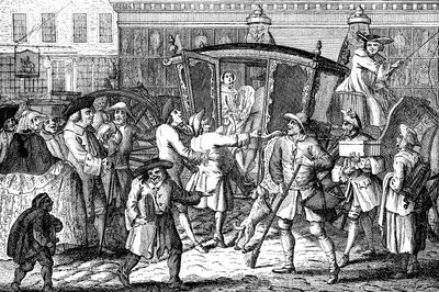 Stand Coachman, or The Haughty Lady Well Fitted, 1750 by Unbekannt
