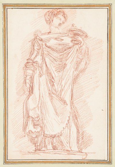 Standing Male Figure in Chiton by Unbekannt