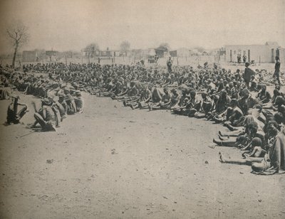 Starving Natives coming in for Government Relief at Bulawayo by Unbekannt