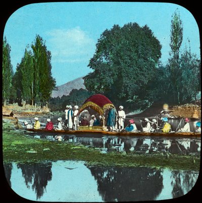State Barge on the Apple Tree Canal, India by Unbekannt