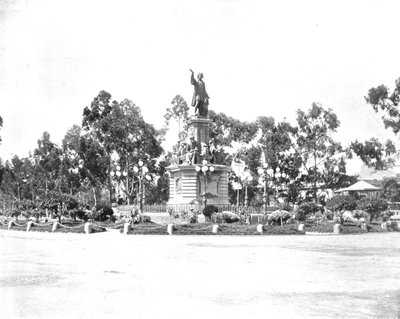Statue of Columbus on the Paseo, Mexico City, Mexico by Unbekannt