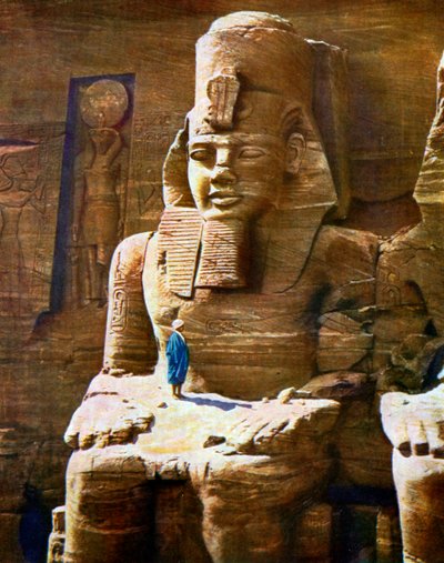 Statue of Rameses II at Abu Simbel, Egypt, 1933-1934 by Unbekannt