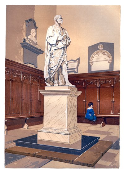 Statue of Sir Isaac Newton in the Chapel of Trinity College, Cambridge by Unbekannt
