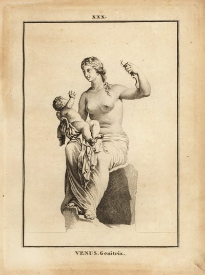 Statue of Venus Genetrix with child Eros by Unbekannt