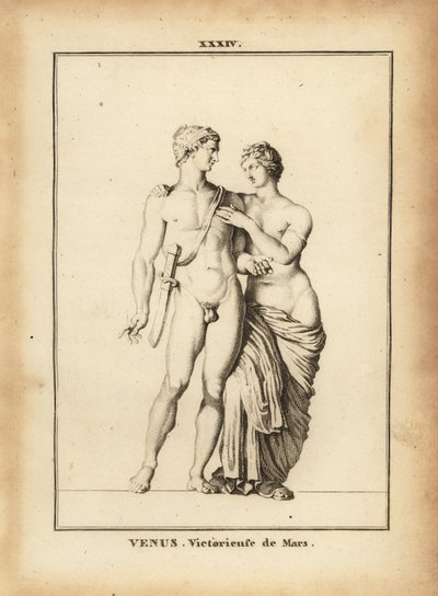 Statue of Venus Victrix with Mars by Unbekannt
