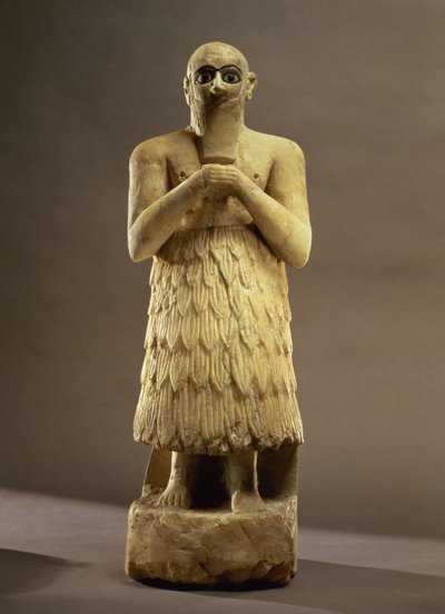 Statuette of the Official or Steward Ebih-Il Worshipping the Goddess Ishtar by Unbekannt