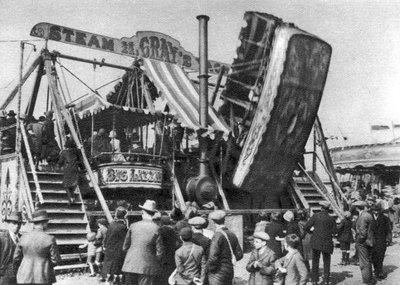 Steam Yacht, a Bank Holiday Fairground Attraction on Hampstead Heath, London by Unbekannt