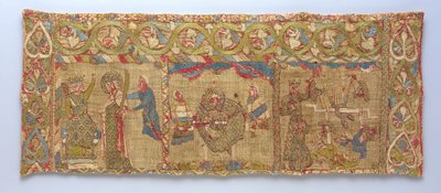 Stole with the Martyrdom of St. Catherine, German, ca. 1200 by Unbekannt