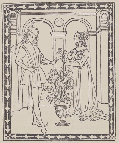Tale of Two Lovers, ca. 1495-1500 by Unbekannt