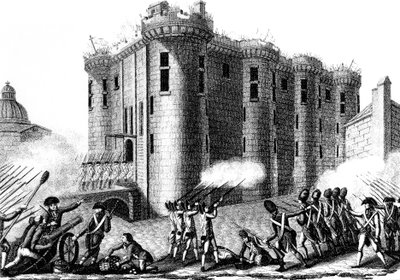 Storming of the Bastille by Parisians Led by the Grenadier Guards by Unbekannt