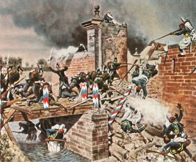 Storming of the Landau Gate at Weissenburg, 4 August 1870 by Unbekannt