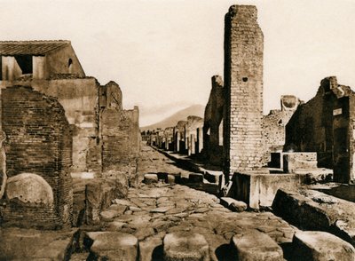 Strada Stabiana, Pompeii, Italy by Unbekannt