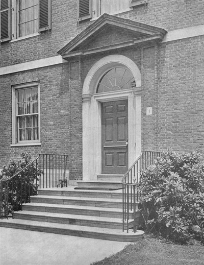 Street Door to the House of Mrs. W.K. Vanderbilt, New York City by Unbekannt