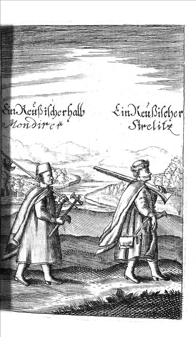Streltsy from Georg Adam Schleissing Derer beyden Czaaren in Reussland Iwan und Peter Alexewiz by Unbekannt